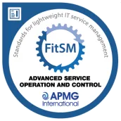 FitSM Advanced Service Operation and Control (SOC) badge