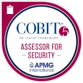COBIT 5 Assessor for Security badge