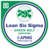 Lean Six Sigma Green Belt  badge