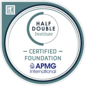 Half Double Foundation badge
