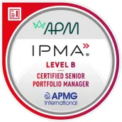 IPMA Level B Senior Portfolio Manager Badge