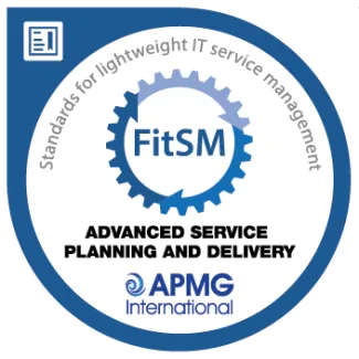 FitSM Advanced Service Planning and Delivery (SPD) badge