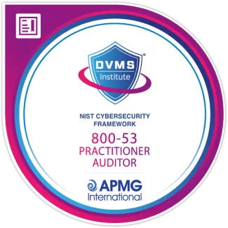 DVMS Institute - NIST Cybersecurity Framework 800-53 Practitioner badge