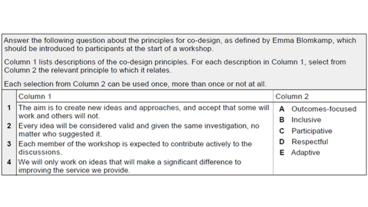 Change Exam Sample Question