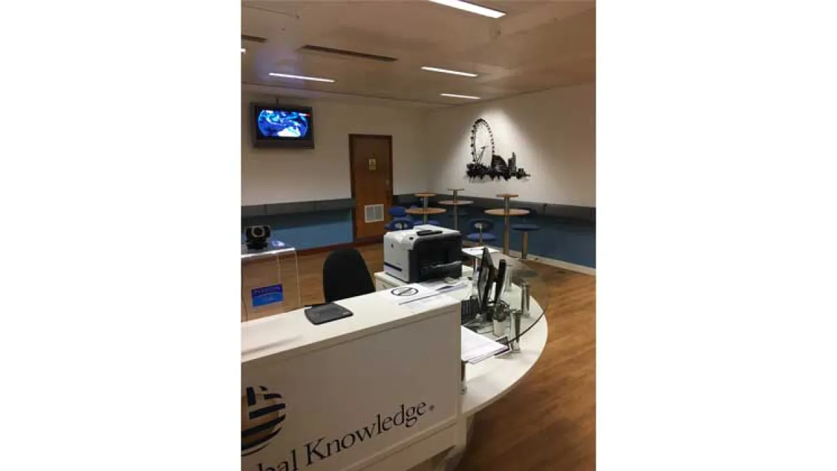 Global Knowledge UK's front desk