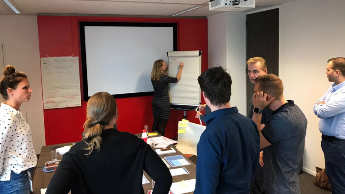 A Pink Elephant classroom in session