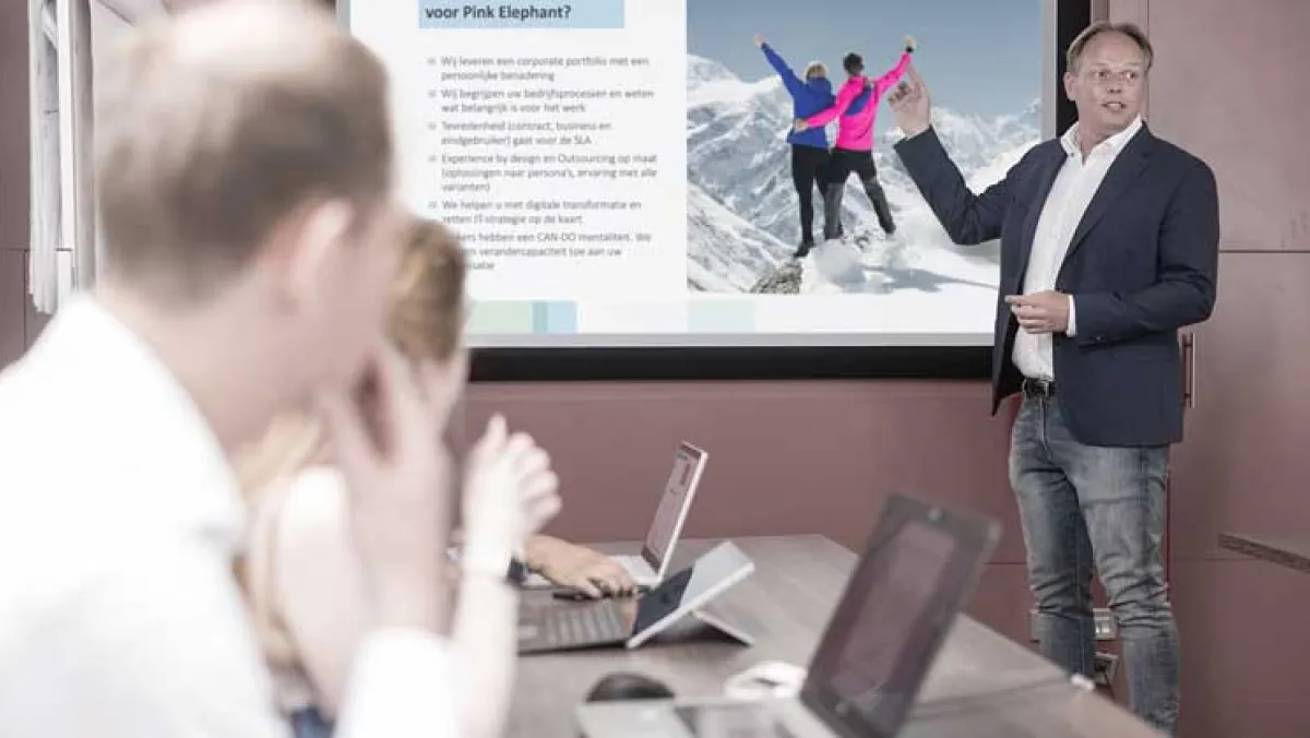 Pink Elephant classroom in action